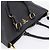 Borsa Tote PRADA in pelle 2way Nero Oro Auth yk21027V D'oro - vista 6