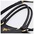 Borsa Tote PRADA in pelle 2way Nero Oro Auth yk21027V D'oro - vista 9