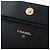 Portafoglio a Spalla CHANEL Matelasse con Catena in Pelle Caviar Nero Oro CC Auth 200576SM - vista 17