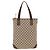 GUCCI GG Canvas Tote Bag Beige Silver 019 0401 Auth ka6572 Silber - Ansicht 3