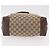 GUCCI GG Canvas Tote Bag Beige Silver 019 0401 Auth ka6572 Silber - Ansicht 9