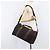 Borsa LOEWE Anagram Boston Bag Canvas 2way Black Gold Auth 205111 Nero D'oro - vista 22
