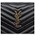 Autre Marque Borsa a tracolla con catena Saint Laurent in pelle nera e oro Auth BA15862M Nero D'oro - vista 14