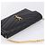 Autre Marque Borsa a tracolla con catena Saint Laurent in pelle nera e oro Auth BA15862M Nero D'oro - vista 6