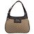 Borsa a mano Christian Dior Trotter Canvas Marrone Argento Auth 207724V - vista 2