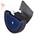 Clutch plissettata geometrica Gianni Versace Couture Blu - vista 4