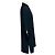 Abito camicia midi Versace blu navy / nero a maniche lunghe con bottoni anteriori e bottone Medusa - vista 2