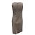 Abito smanicato in lana a quadri Kiton Grey / Brown Multi - vista 3