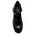 Robert Clergerie Oxford con tacco platform chunky in pelle lucida nera - vista 4