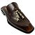 Loewe Edge Loafer Mules aus braunem Leder