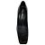 Santoni Pumps aus schwarzem Leder mit Hasmig-Schnalle - Ansicht 4