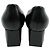 Santoni Pumps aus schwarzem Leder mit Hasmig-Schnalle - Ansicht 5