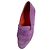 Hermès Royal Ziegenleder-Wildleder-Loafer 38 Violet Parm Lila - Ansicht 2