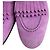 Hermès Royal Ziegenleder-Wildleder-Loafer 38 Violet Parm Lila - Ansicht 11