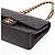 Timeless Chanel Vintage Classic Double Flap Medium Schultertasche aus gestepptem Lammleder Schwarz - Ansicht 3