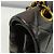 Timeless Chanel Vintage Classic Double Flap Medium Schultertasche aus gestepptem Lammleder Schwarz - Ansicht 13