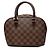 Bolso de mano Mini Sarria Louis Vuitton Damier Ebene Marrón Castaño