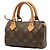 Borsa Louis Vuitton Monogram Mini Speedy HL Marrone - vista 2
