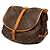 Borsa a tracolla Louis Vuitton Monogram Saumur 35 Marrone - vista 2