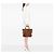 Tote Marrakech Gucci in pelle di vitello marrone - vista 5