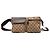 Borsa cintura Gucci GG Canvas beige con doppia tasca
