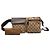 Borsa cintura Gucci GG Canvas beige con doppia tasca - vista 7