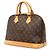 Bolso de mano Louis Vuitton Monogram Alma PM Marrón Castaño - vista 2