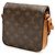 Borsa a tracolla Louis Vuitton Monogram Cartouchiere PM Marrone - vista 2