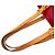 Borsa a tracolla Louis Vuitton Monogram Vernis Rosewood Avenue rossa Rosso - vista 8