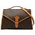 Sacoche Louis Vuitton Monogram Beverly Briefcase MM Marron