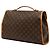 Sacoche Louis Vuitton Monogram Beverly Briefcase MM Marron - vue 2