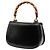 Borsa Gucci Small Bamboo Night in pelle di vitello nera Nero - vista 2