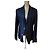 Autre Marque Blazer de lino azul marino