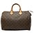 Borsa Boston Louis Vuitton Monogram Speedy 35 Marrone