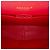Borsa a tracolla Chanel Jumbo Classic Double Flap in pelle d'agnello rossa Rosso - vista 4