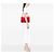 Borsa a tracolla Chanel Jumbo Classic Double Flap in pelle d'agnello rossa Rosso - vista 6