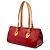 Borsa a tracolla Louis Vuitton Monogram Vernis Rosewood Avenue rossa - vista 2