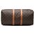Sac de voyage Louis Vuitton Monogram Keepall 45 Marron - vue 3