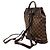Zaino Louis Vuitton Soho Damier Ebene Marrone - vista 2