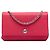 Borsa a tracolla Chanel Caviar Bicolor CC Wallet On Chain Rosa