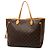 Borsa Tote Louis Vuitton Monogram Neverfull GM Marrone - vista 2