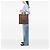 Borsa Tote Louis Vuitton Damier Ebene Sac Plat Marrone - vista 11