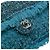 Borsa a tracolla Chanel CC Tweed East West Flap Blu - vista 9