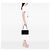 Borsa a tracolla Chanel Medium Classic Double Flap in velluto nero - vista 7