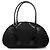 Borsa Bowler Prada Vitello Drive Trimmed Tessuto Nera Nero