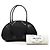 Borsa Bowler Prada Vitello Drive Trimmed Tessuto Nera Nero - vista 8