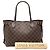 Sac cabas Louis Vuitton Damier Ebene Neverfull PM Marron - vue 11