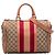 Borsa Boston Satchel Gucci Medium GG Canvas Web Joy Beige