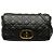 Borsa a tracolla Dior Caro Large Cannage Nera Nero