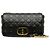 Borsa a tracolla Dior Caro Large Cannage Nera Nero - vista 16